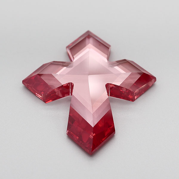 Fire Diamonds red cross lab-grown diamond