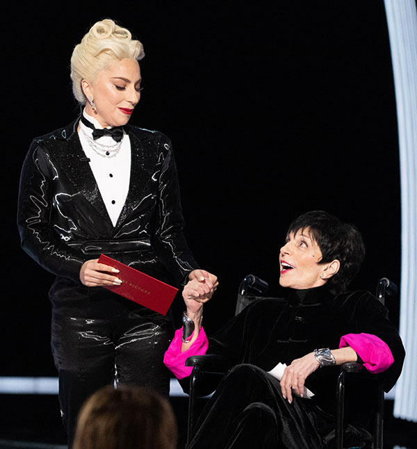 Gaga and Liza 2022 Oscars