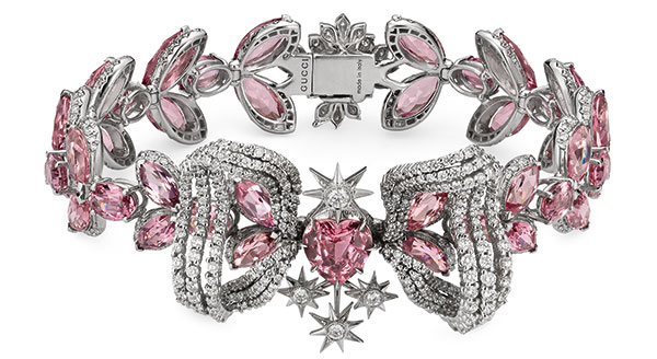 Gucci high jewelry spinel diamond bracelet