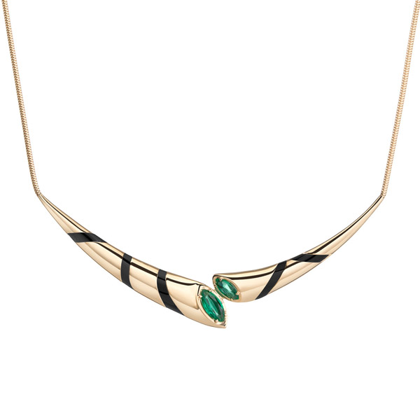 Halleh Echo Wave necklace