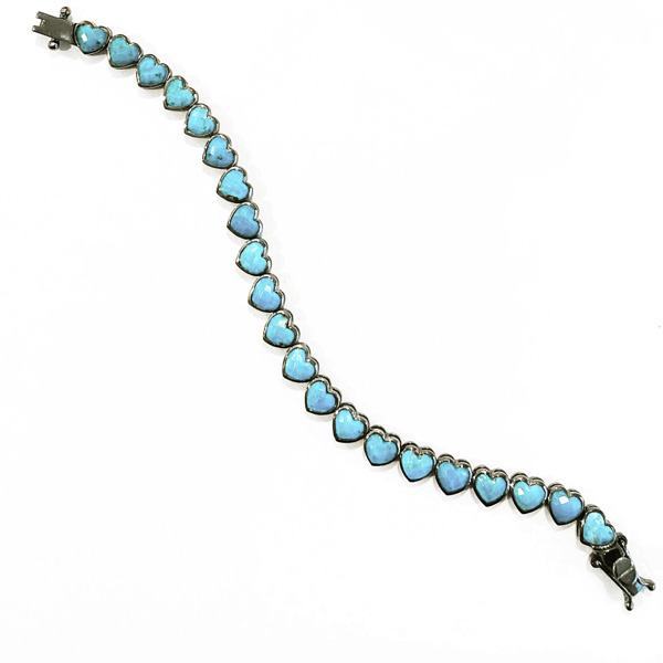 Nakard turquoise heart bracelet