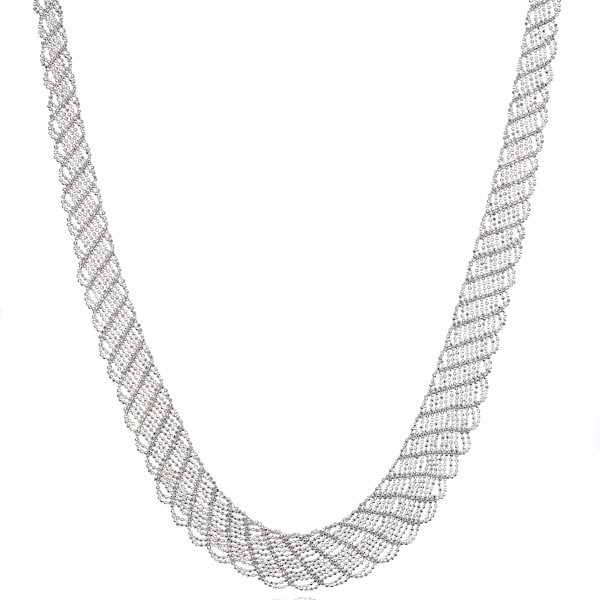 Platinum Born Tapestry necklace