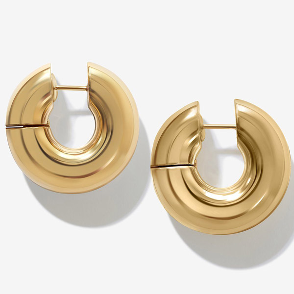 Adornmonde Vini bagel earrings