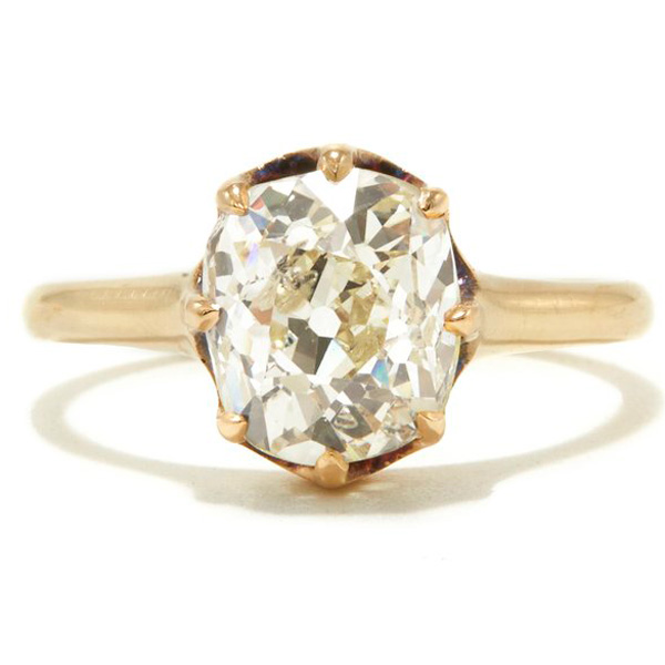 Ashley Zhang Victorian old mine cut ring