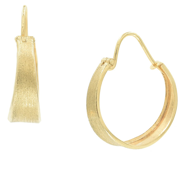 Bondeye Jewelry gold hoops