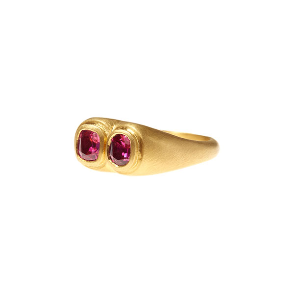 Darius double ruby ring