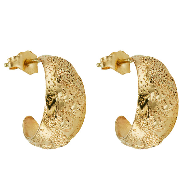 Ellis Mhairi Cameron gold hoop earrings