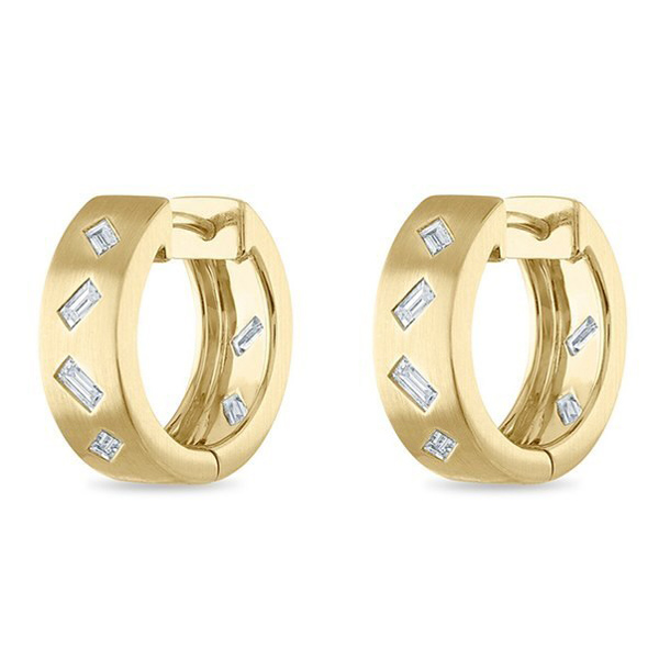 Emily Kuvin diamond hoop earrings