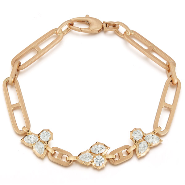 Jade Trau Poppy chain bracelet