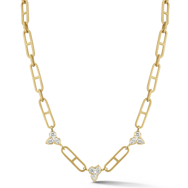 Jade Trau Poppy chain necklace