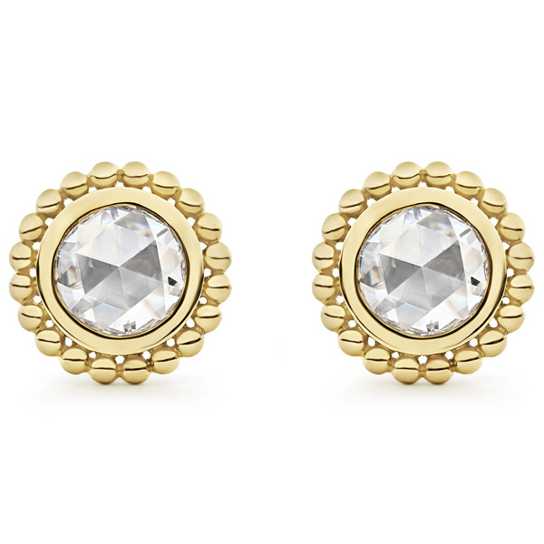Lagos rose cut diamond earrings