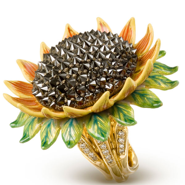 Lydia Courteille sunflower ring