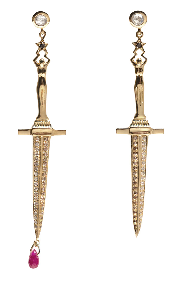 Pamela Love dagger earrings