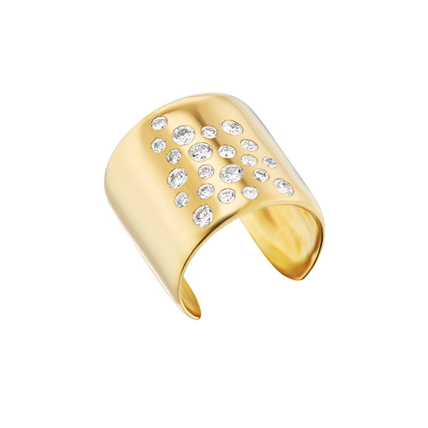 Uniform Object diamond cuff ring