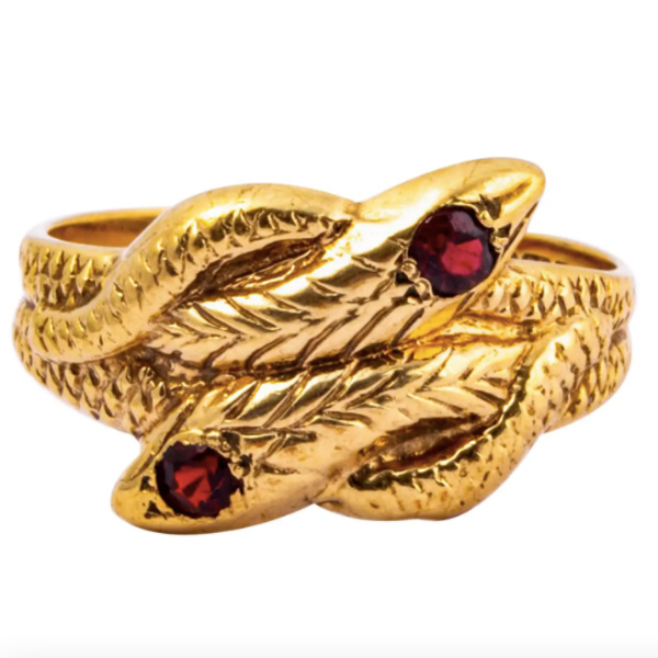 Vintage serpent ring