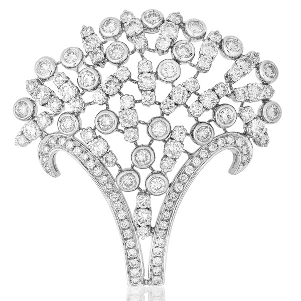 Andreoli diamond brooch