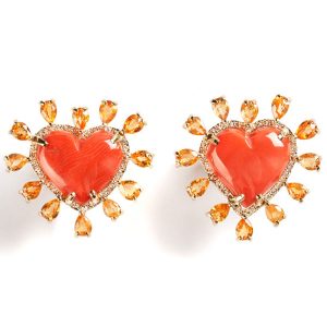 Cristina Santos Orange You in Love earrings
