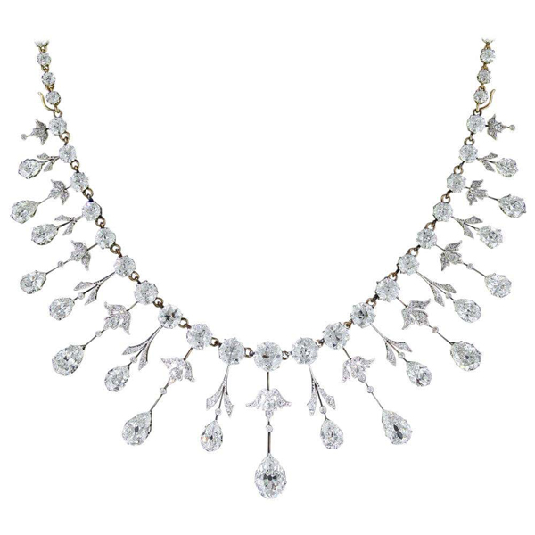 Edwardian fringe necklace
