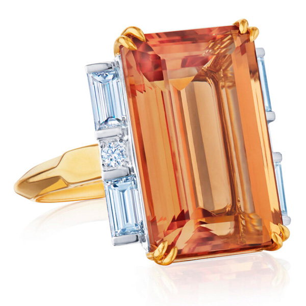 Fred Leighton precious topaz ring