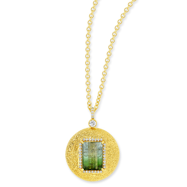 Future Fortune Mother Earth tourmaline pendant