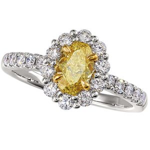 Gemelody yellow diamond ring