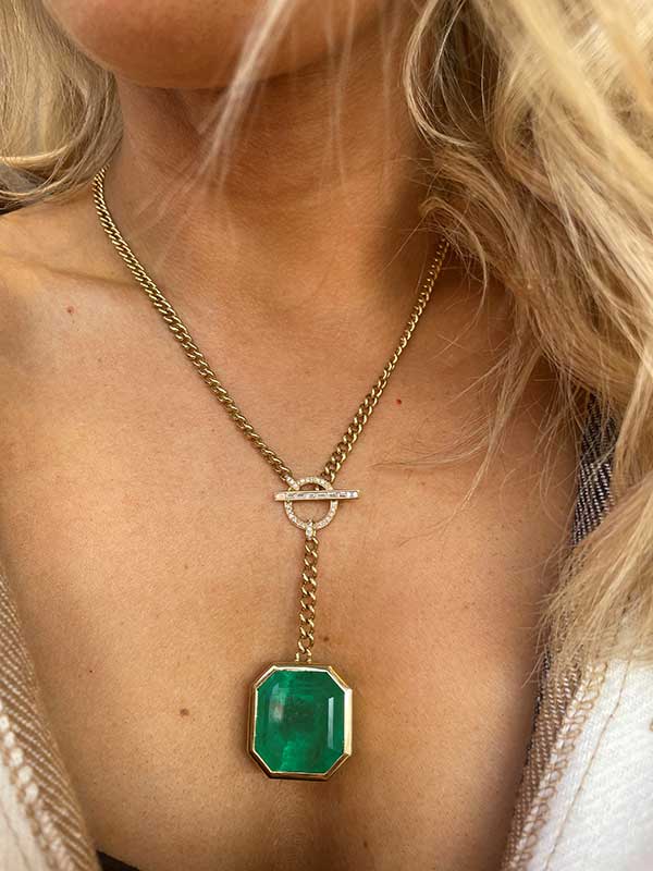 Hurdle's Jewelry emerald necklace