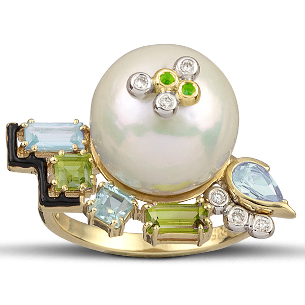 Katerina Marmagioli pearl ring