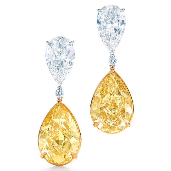 Kwiat yellow diamond earrings