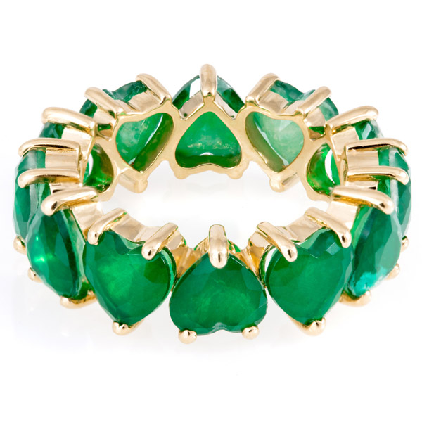 Latelier Nawbar emerald heart ring