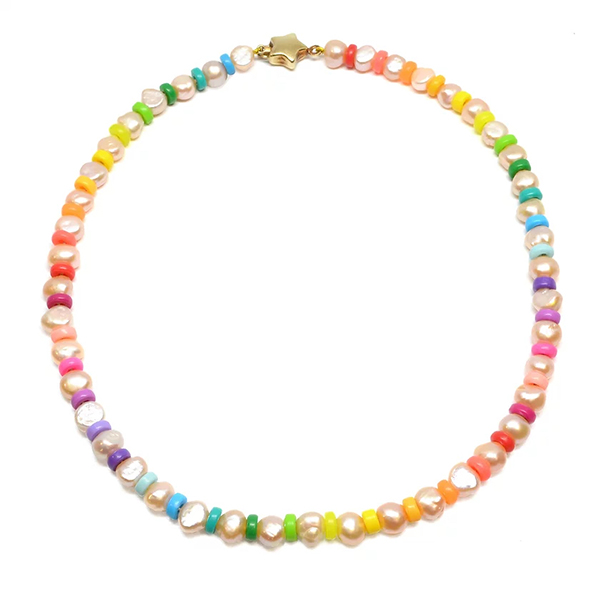 Mejia Jewelry rainbow necklace