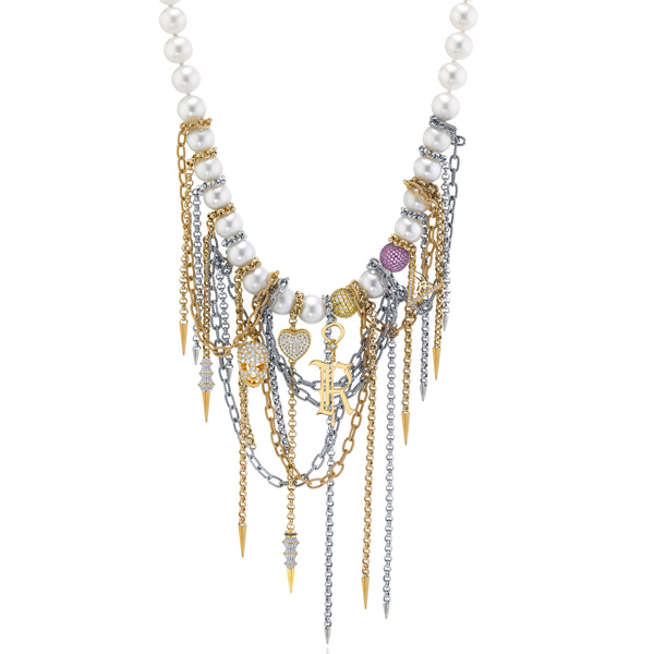 Rosa Van Parys Rockstar pearl necklace