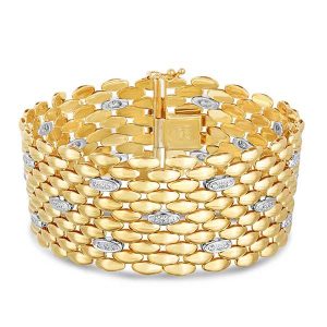 Royal Chain Panther gold bracelet