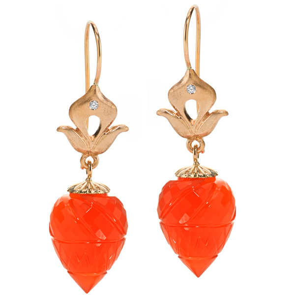 Shamila Jiwa Carnelian Minaret earrings