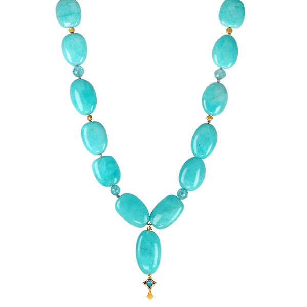 Stranded Jewels amazonite necklace