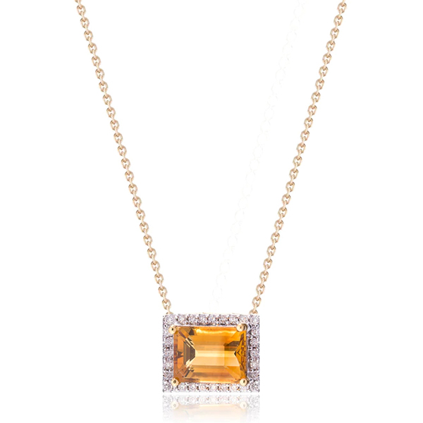 Suka Meher citrine necklace