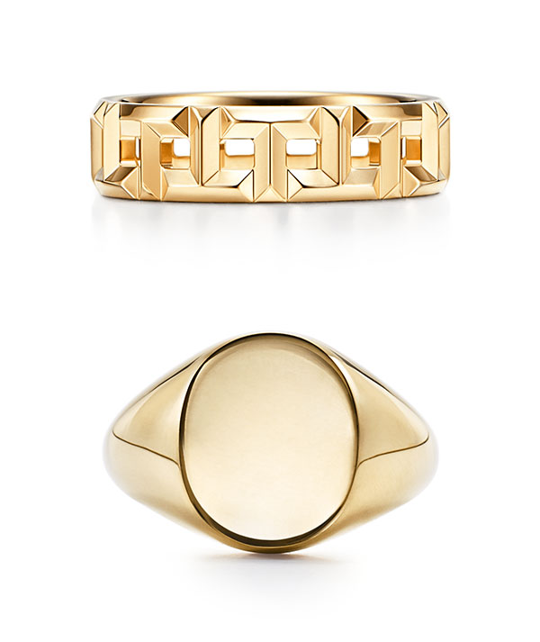 Tiffany T True and Signet rings