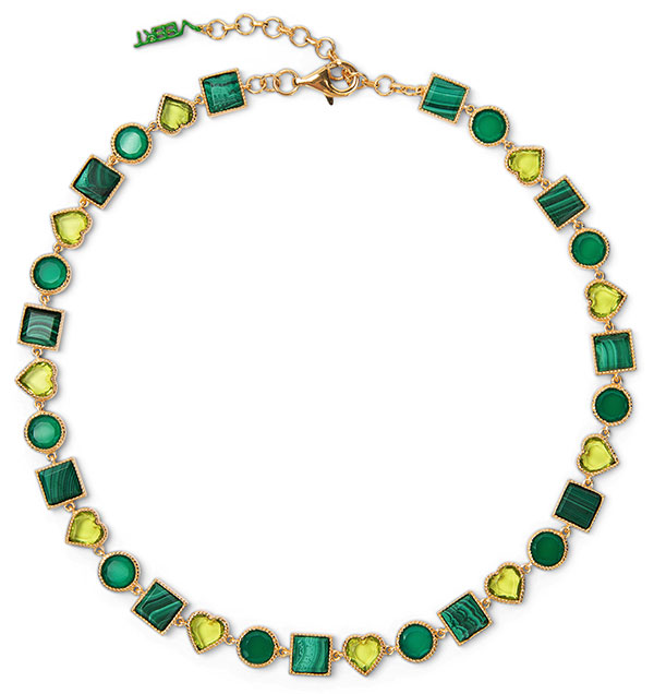 Vert Green shape necklace