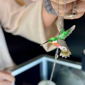 Dallas Prince hummingbird pendant