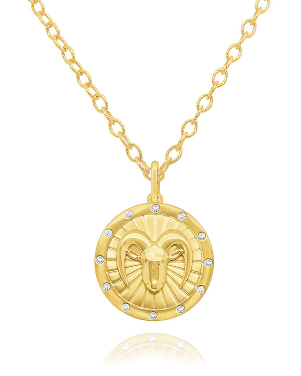 KC Designs Capricorn medallion necklace