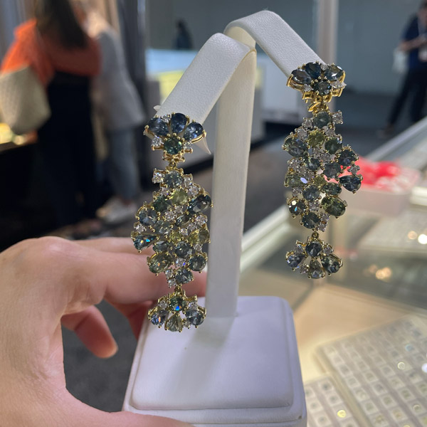 Kimberley Collins Montana sapphire earrings