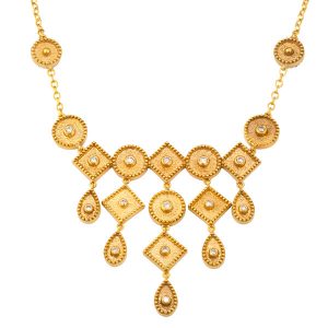 Kouzoupis geometric necklace