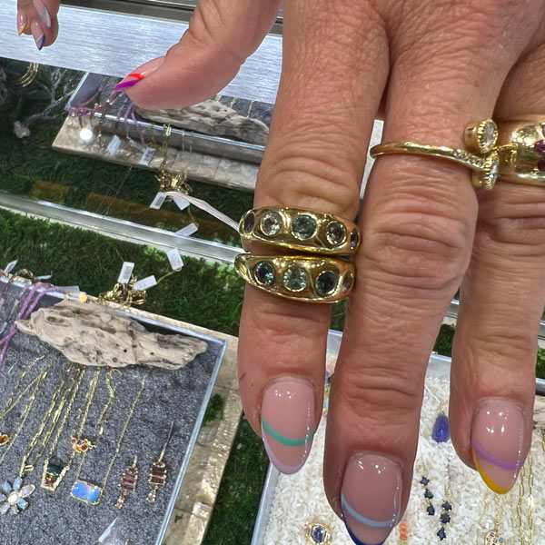 Lauren K Montana sapphire rings