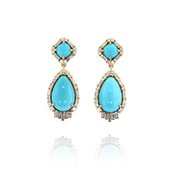 Yael turquoise earrings