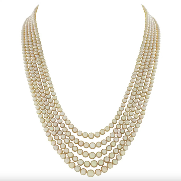 1stDibs pearl necklace