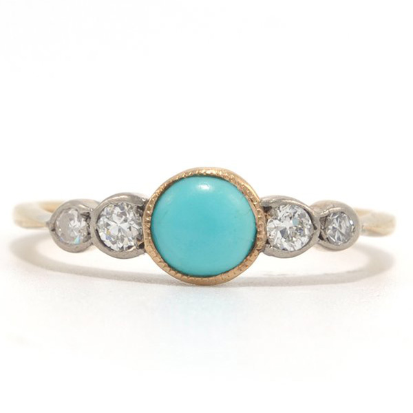 Ashley Zhang antique turquoise ring