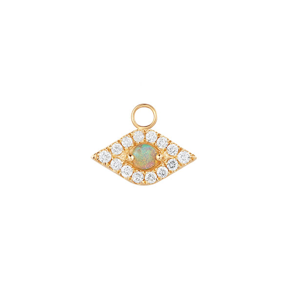 Aurelie Gi opal evil eye earring charm