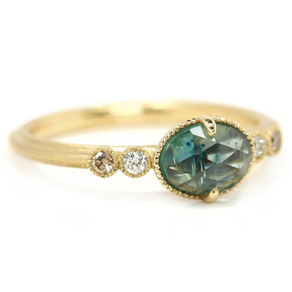 Ellie Lee Marigold Montana sapphire ring