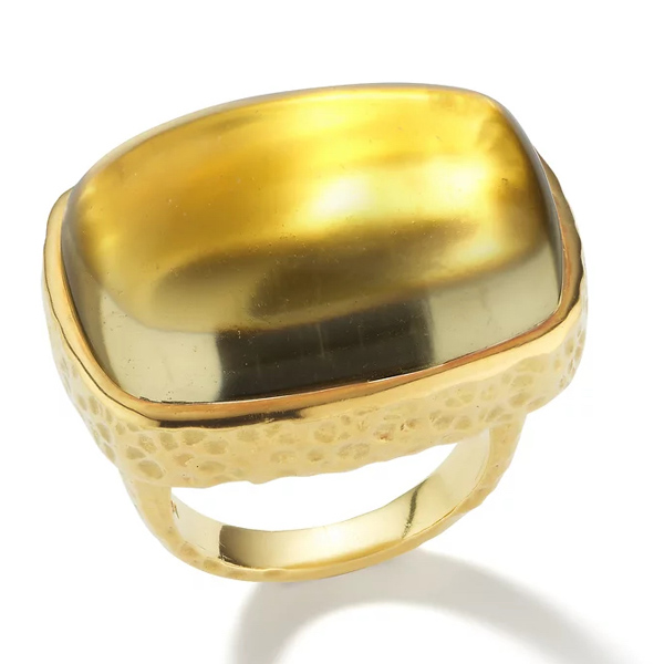 Karin Jamieson citrine cabochon ring