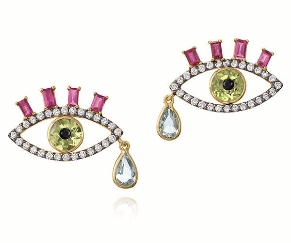 Sauer eden eye earrings