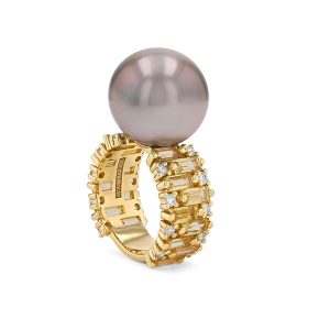 Suzanne Kalan pearl and gemstone ring